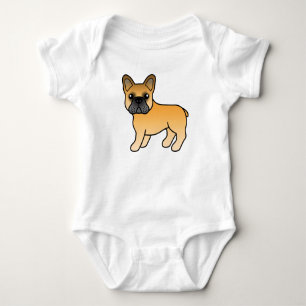 Body Bouledogue français fauve mignon chien de dessin a