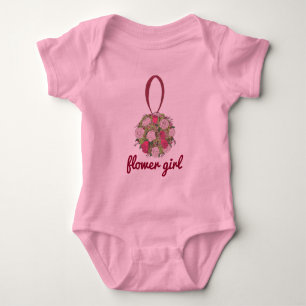 Body Bouquet de Mariage rose rose Flower Girl