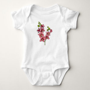 Body brank pink orchid flowers