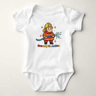 Body Bravery in Action – Tee-shirt de héros pompier