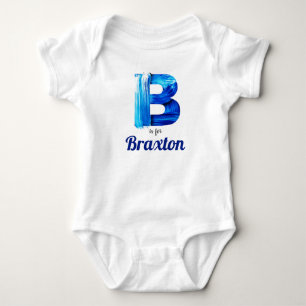 Body Braxton Nom Reveillez Lettre Boy Blue Paint Nouvea