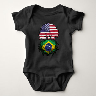 Body Brésil Brésil Amérique États-Unis drapeau des raci