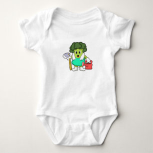Body Brocoli en fermier avec arrosoir