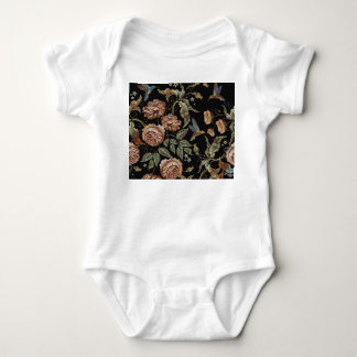 Body Broderie rose, Style Renaissance.