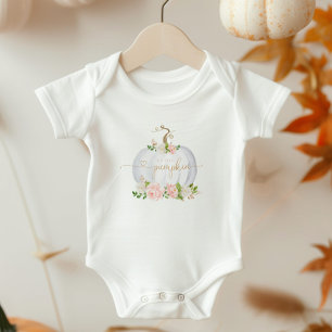Body Broussette chute petite tenue citrouille bébé