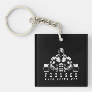 Body Builder-Fitness- Keychain