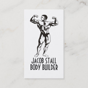 Body Builder Personal Trainer Fitness Business Card
