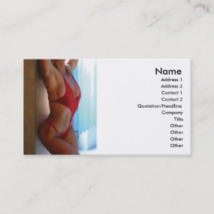 Body Building Business Card