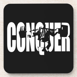 Body Building Motivation - CONQUER Coaster