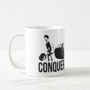 "Body building" Motivation - Conquer Coffee Mug