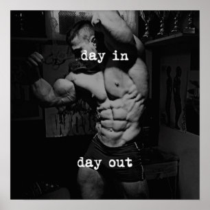 "Body Building" Motivational Poster