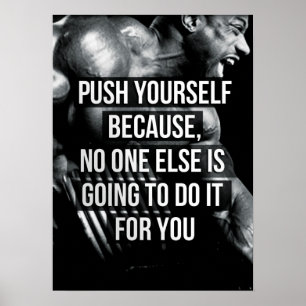 "Body Building" Motivational Poster