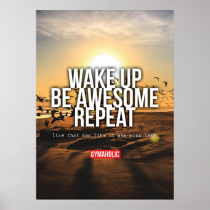 "Body Building" Motivational Poster