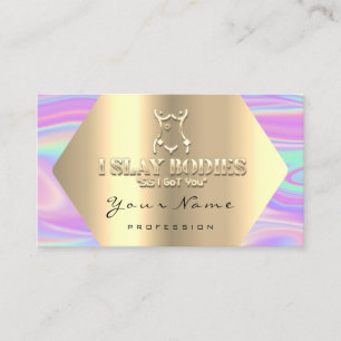 Body Building Shaping Fitness Sculpting Wellness  Business Card