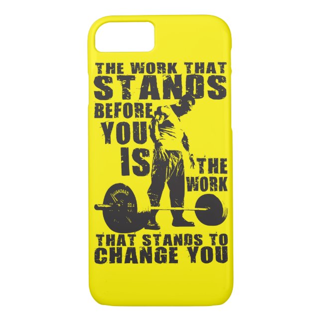 "Body building" Workout Motivational Case-Mate iPhone Case (Back)