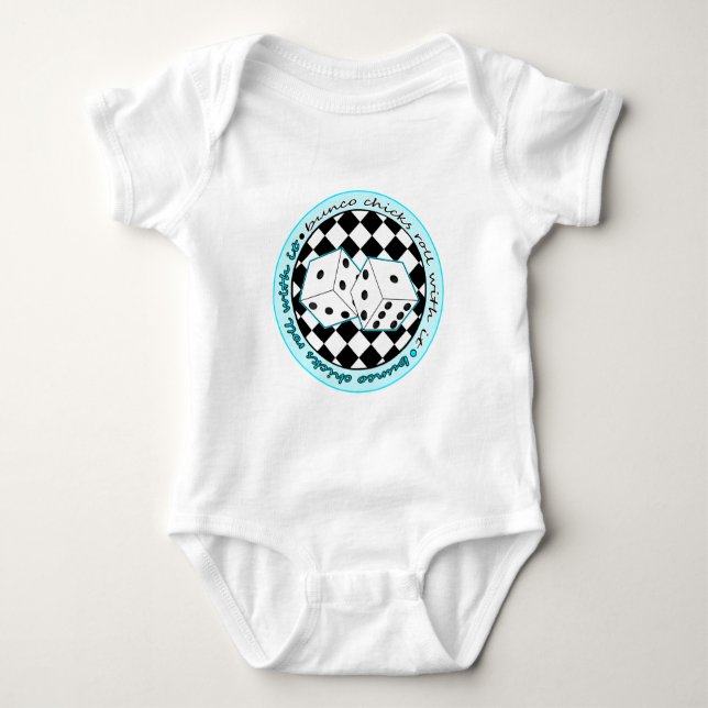 Body Bunco Chicks Roll with It - Bleu (Devant)