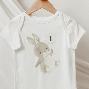 Body Bunny Balloon 1er anniversaire