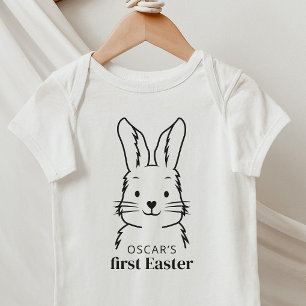 Body Bunny Mon Prénom Pâques Bébé Bodysuit