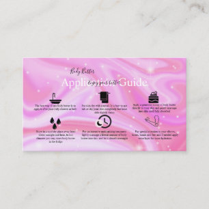 Body Butter Application Guide Colourful Glam    Business Card
