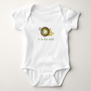 Body C est pour Chili Green Chile Bowl Letter ABC