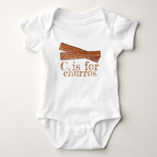 Body C est pour CHURROS Churro Pastry Alphabet ABC