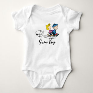 Body cacahuètes Snoopy, Sally & Linus Sled
