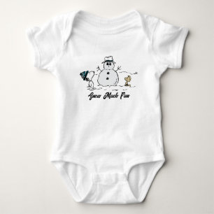 Body cacahuètes Snoopy & Woodstock Build A Snowman