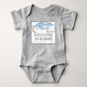 Body Cadeau bébé garçon ! Bienvenue avec ça