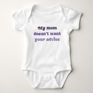 Body Cadeau de Baby Shower 'Ma maman ne veut pas de vos