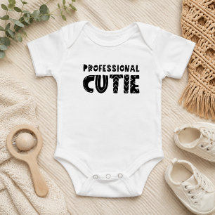 Body Cadeau de Baby Shower 'Mini pro cutie'