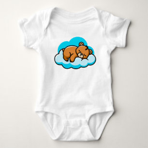 Body ☁️🐻 Cadeau de bébé ours endormi nuage mignon ✨