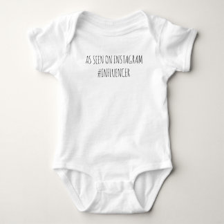 Body Cadeau de la combinaison bébé Influencer