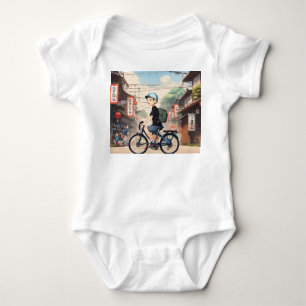 Body Cadeau Minimaliste pour Bébé Inspiré de l'Anime