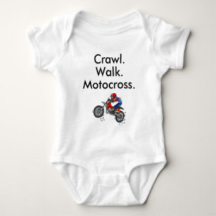 Body Cadeau nouveau-né Motocross, moto de cross