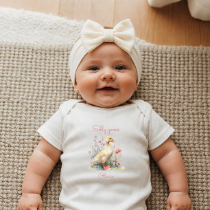 Body Cadeau personnalisé Bébé Oie Rigolote Nouveau-Né