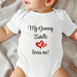 Body Cadeau Personnalisé De Grand-Mère, Grand-Mère M'Ai