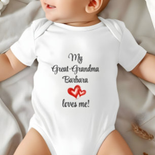 Body Cadeau Personnalisé De Grande Grand-Mère - M'Aime,