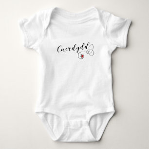 Body Caerdydd Cardiff Drapeau En Coeur, Pays De Galles