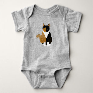 Body Calico Cat Baby Bodysuit