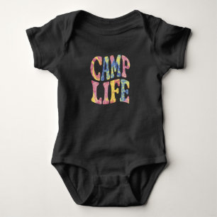 Body Camping Filles d'été Camp Life Tie-Die Rétro