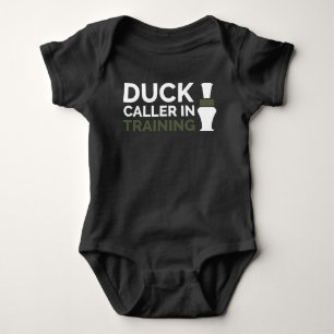 Body Canard de bébé chassant la chemise du Jersey