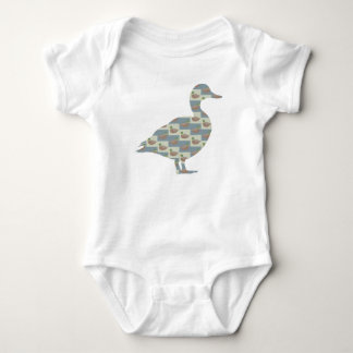 Body Canard debout avec Motif diagonal Mallard Duck