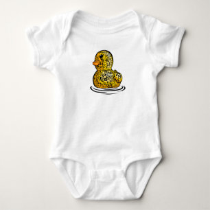 Body Canard en caoutchouc tatoué