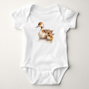 Body Canard maman doux avec canard bébé, Baby shower