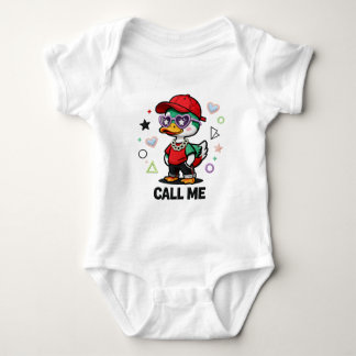 Body Canard mignon et cool portant des lunettes de sole