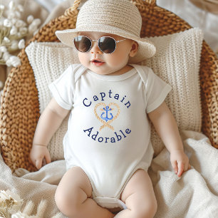 Body Capitaine Adorable mignon bébé nautique