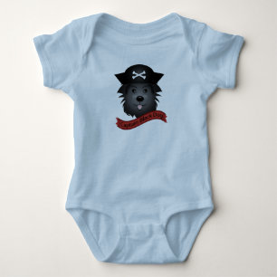 Body Captain Black Dog - Baby Jersey Bodysuit 
