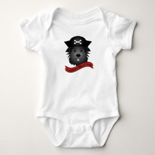 Body Captain Black Dog - Baby Jersey Bodysuit 