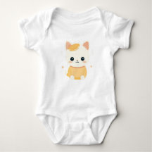 Capybara Boba Chat Bodysuit pour bébé - Cute et co