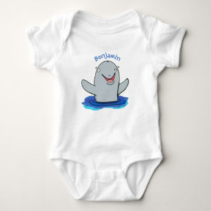 Body Caricature adorable de marsouin